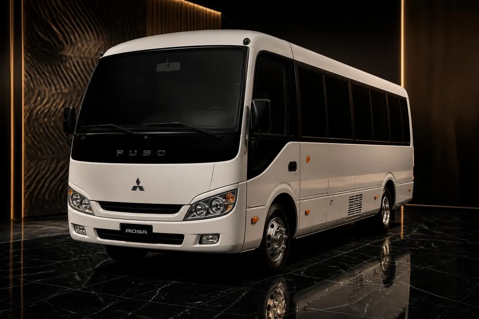 Mitsubishi Fuso Rosa chauffeur vehicle available in Singapore